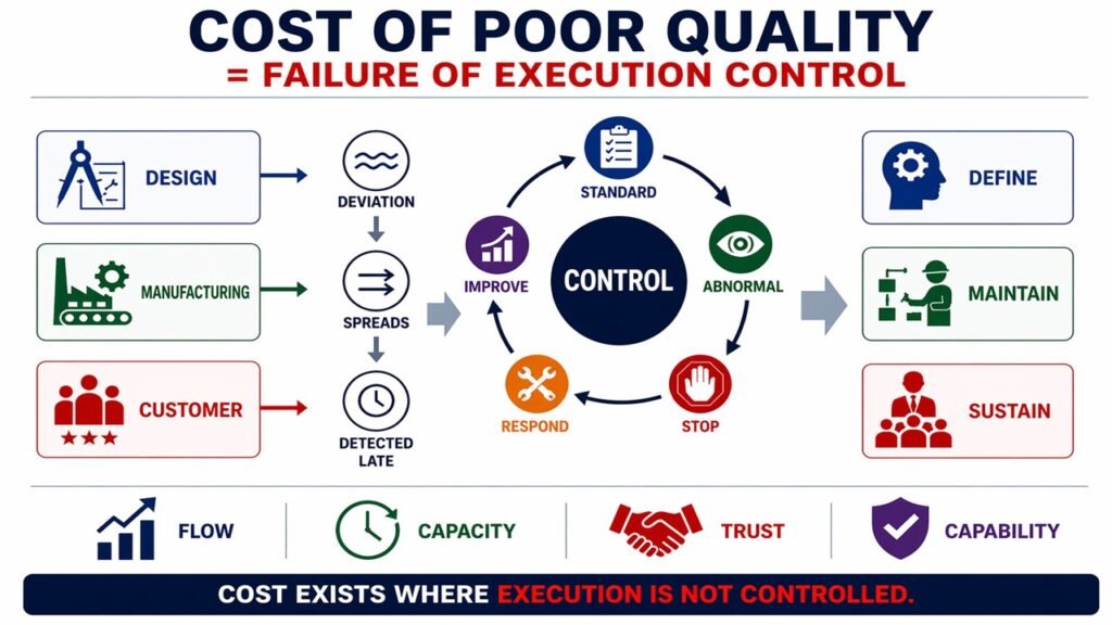 Cost of Poor Quality in Lean TPS | Execution Control Model